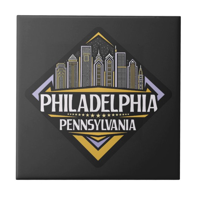 Philadelphia Pennsylvania Tile (Front)