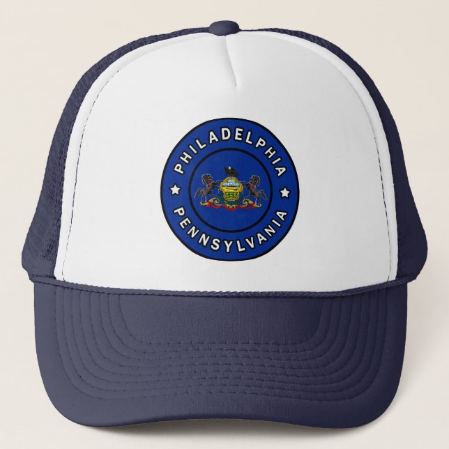 Philadelphia Pennsylvania Trucker Hat (Front)