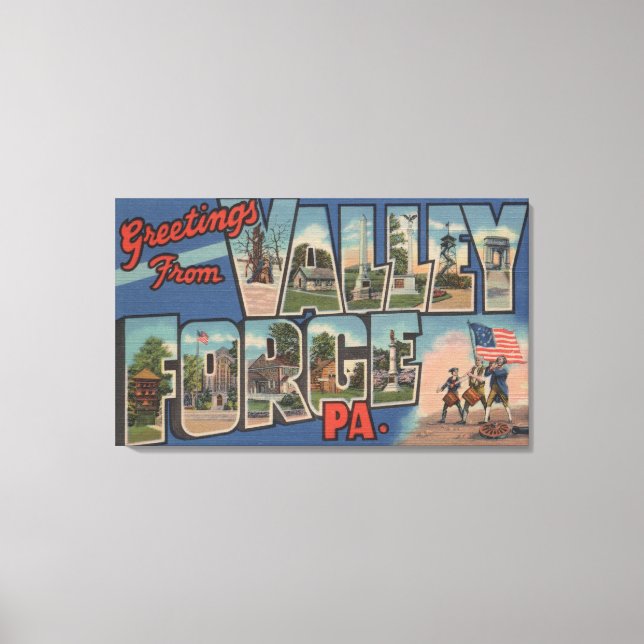 Philadelphia, Pennsylvania - Valley Forge Canvas Print (Front)