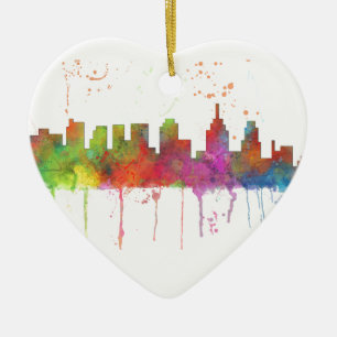 PHILADELPHIA PENNSYLVANNIA SKYLINE CERAMIC ORNAMENT