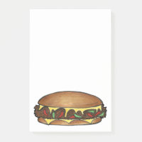 Philadelphia Philly Cheese Steak Sandwich Post Its