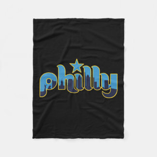 Philadelphia Philly - Throwback Design - Clic  Fleece Blanket