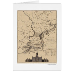Philadelphia Plan Map - 1777