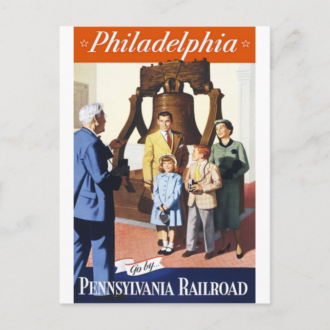 Philadelphia Postcard (Front)