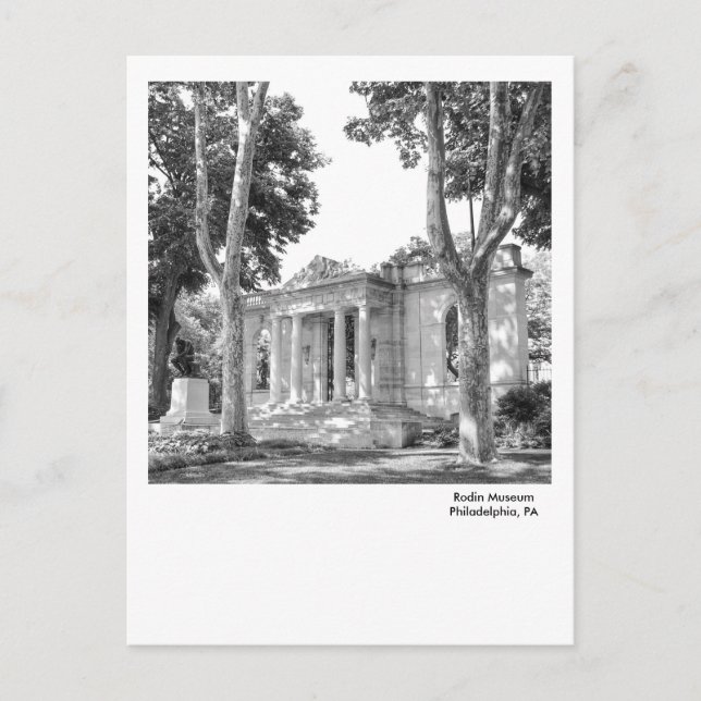 Philadelphia Postcard-Rodin Museum Postcard (Front)