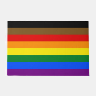 Philadelphia Pride Flag LGBTQ Doormat