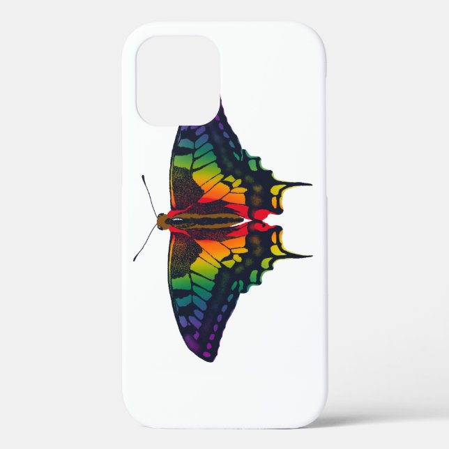 Philadelphia Rainbow Pride Flag Swallowtail Case-Mate iPhone Case (Back)