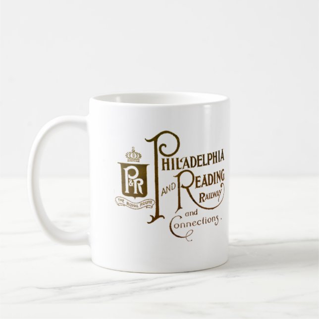 Philadelphia & Reading Vintage Railway Mug (Left)