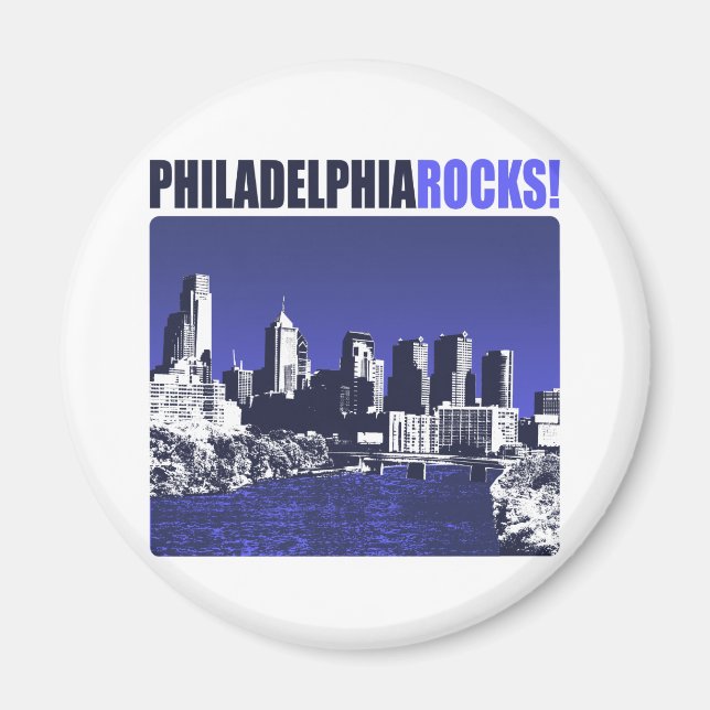 Philadelphia Rocks! Magnet (Front)