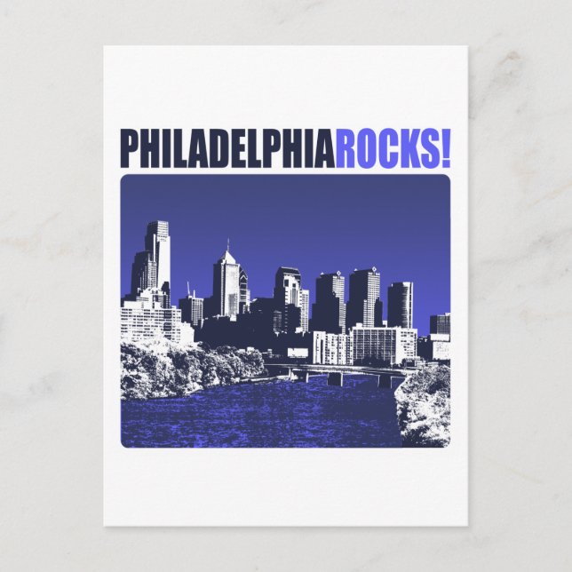 Philadelphia Rocks! Postcard (Front)