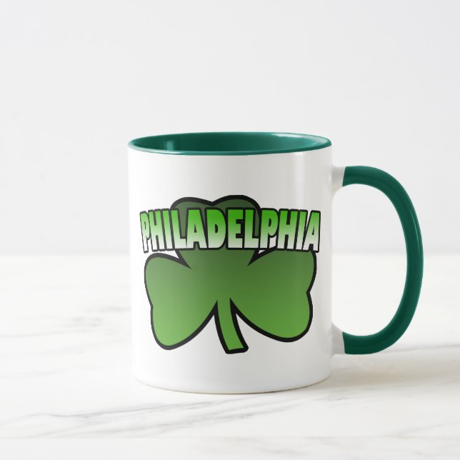 Philadelphia Shamrock Mug (Right)