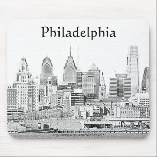 Philadelphia Sketch Mousepad