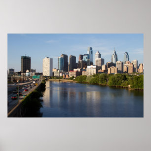 Philadelphia Skyline 2 Poster