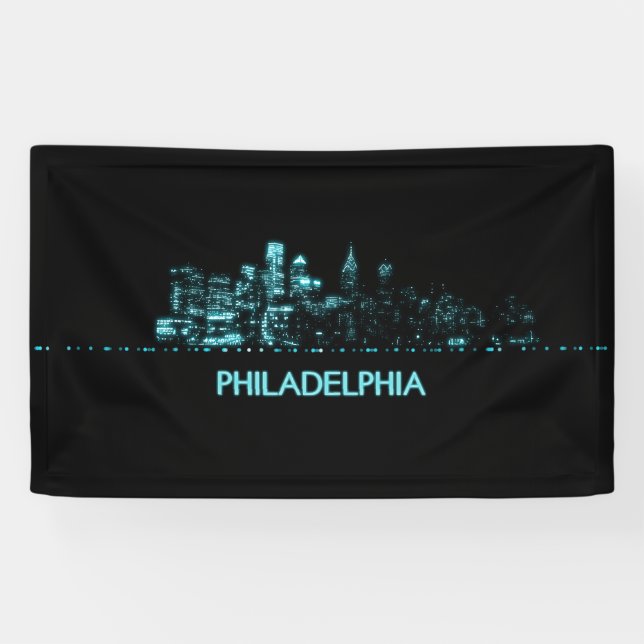 Philadelphia Skyline Banner (Horizontal)