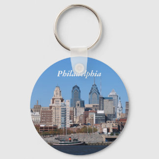 Philadelphia Skyline, Closeup Keychain