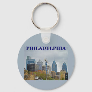 Philadelphia Skyline from the River Walk Keychain