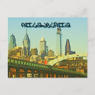Philadelphia Skyline Postcard