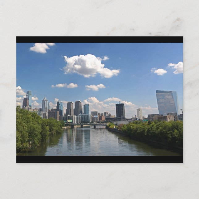 Philadelphia Skyline Postcard (Front)