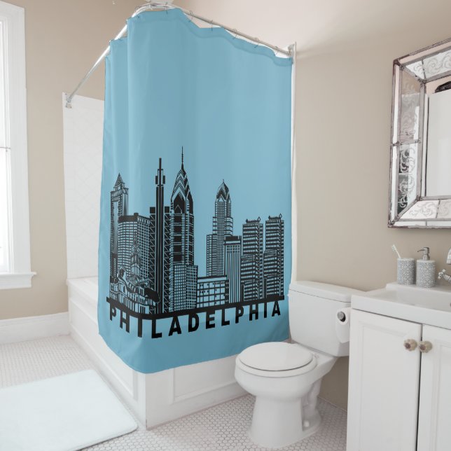 Philadelphia Skyline Silhouette  (In Situ)