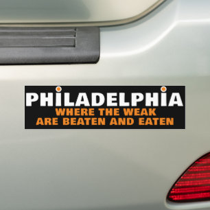 PHILADELPHIA SPORTS BUMPER STICKER