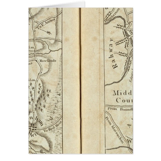 Philadelphia to New York Road Map 3 (Front)