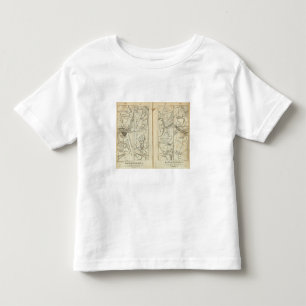 Philadelphia to New York Road Map 3 Toddler T-shirt