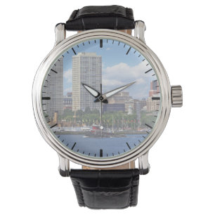 Philadelphia - Tugboat by Philadelphia Skyline II Watch