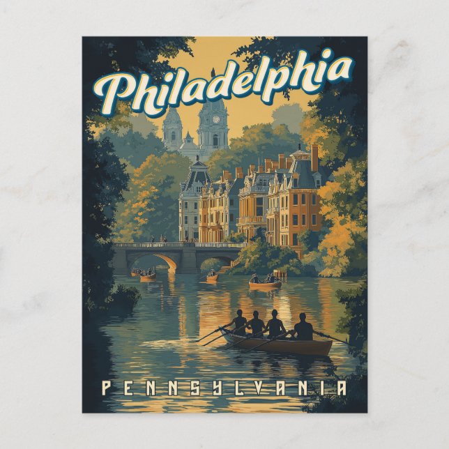 Philadelphia - Vintage Pennsylvania  Postcard (Front)
