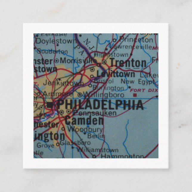 philadelphia We've Moved New Address Card (Front)