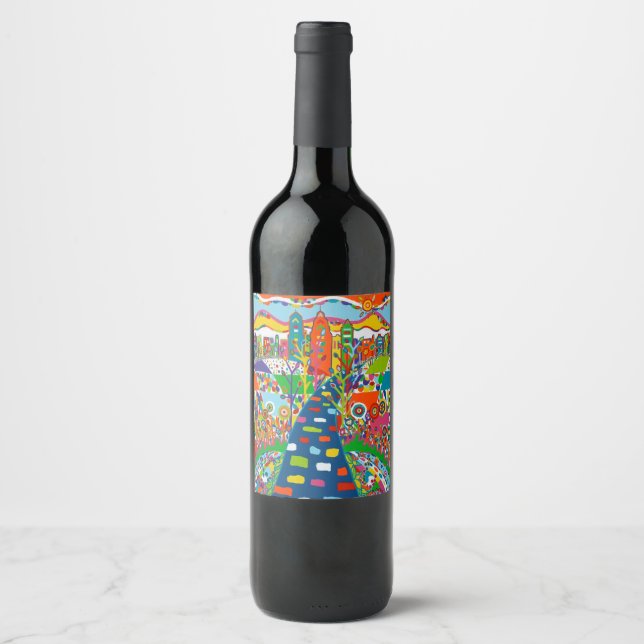 Philadelphia Wine or Sparkling Wine Bottle Label (Front)