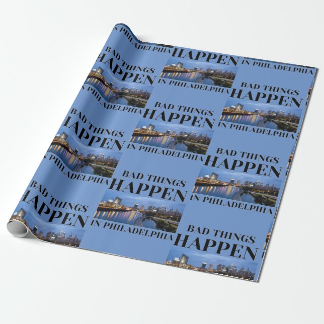 Philadelphia Wrapping Paper (Unrolled)