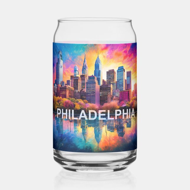 Philadelphie colorée Skyline (Verso)