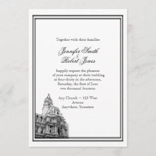 Philadelphie Destination Mariage Invitation