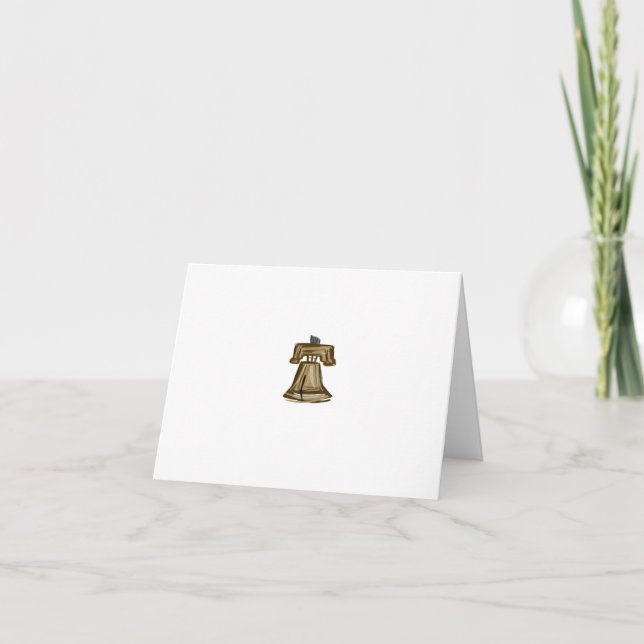 Philadelphie Liberty Bell Carte pour notes (Devant)