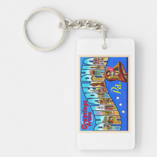 Philadelphie Pennsylvanie PA Grande lettre carte p