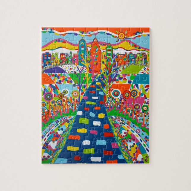 Philadelphie Skyline Puzzle (Vertical)