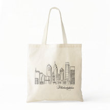 Philadelphie Skyline Sac fourre-tout