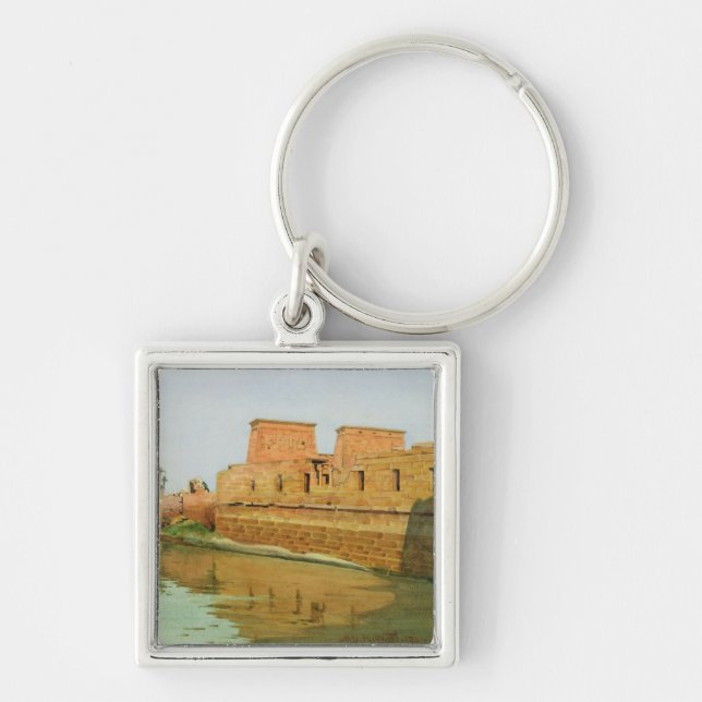 Philae on the Nile, 1894 Keychain (Front)
