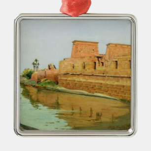 Philae on the Nile, 1894 Metal Ornament