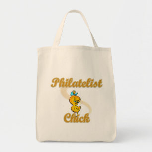 Philatelist Chick Tote Bag
