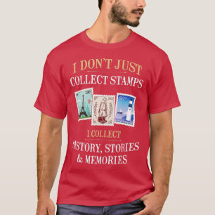 Philately Stamp Collecting Philatelist  T-Shirt