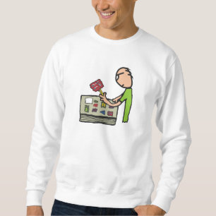 Philately Stamp Collecting Sweatshirt