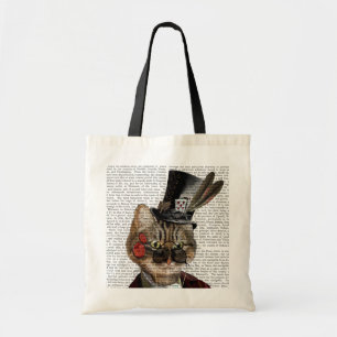 Phileas Feline Steampunk Cat & Top Hat 2 Tote Bag