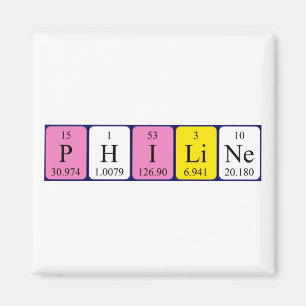 Philine periodic table name magnet