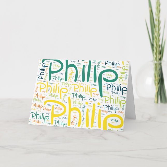 Philip Card (Front)