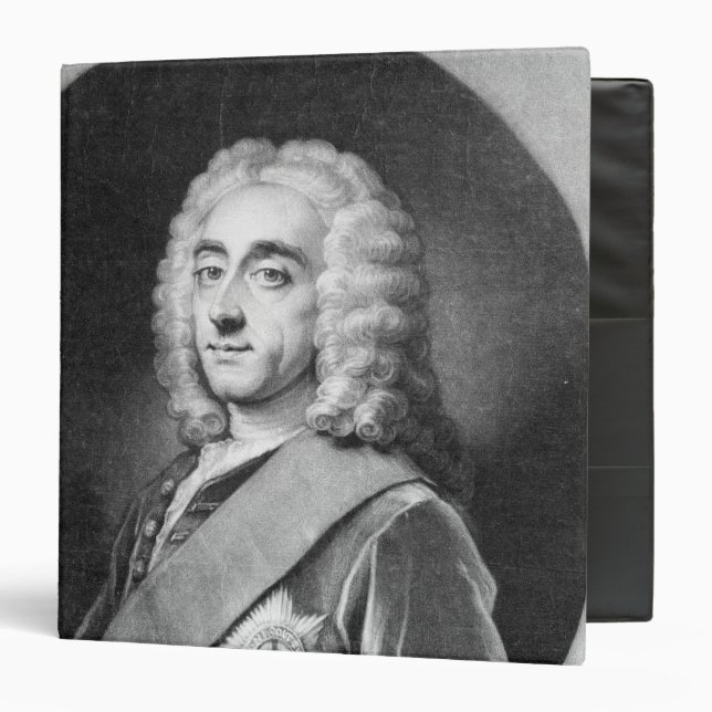 Philip Dormer Stanhope, engraved by John Simon Binder (Front/Inside)
