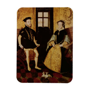 Philip II and Mary I, 1558 Magnet