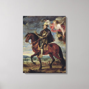 Philip II Crowned by Victory, 1628 Canvas Print