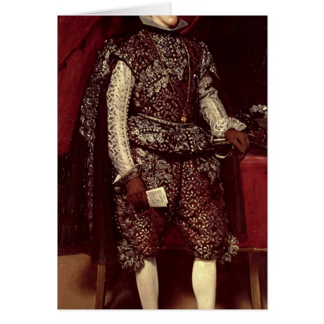 Philip IV  of Spain in Brown and Silver (Front)