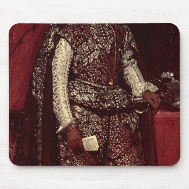 Philip IV  of Spain in Brown and Silver Mouse Pad (Front)